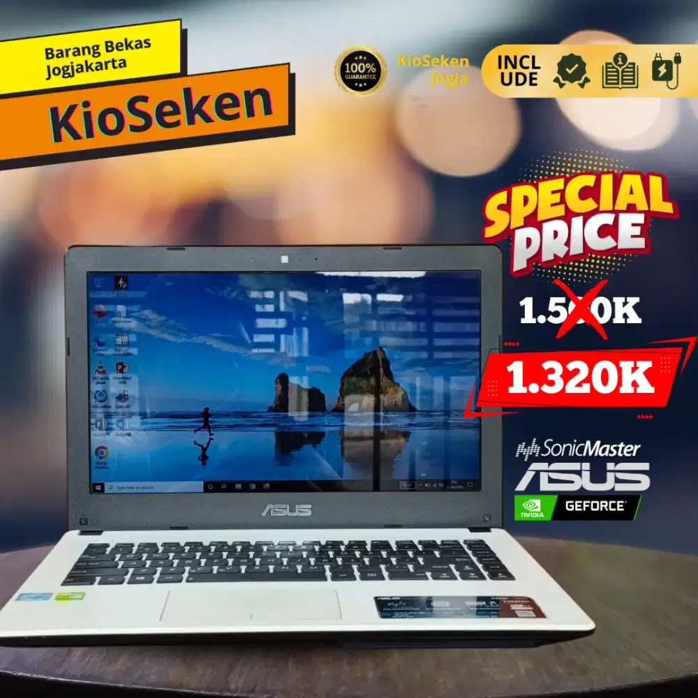 Laptop Asus core-i3 Mulus