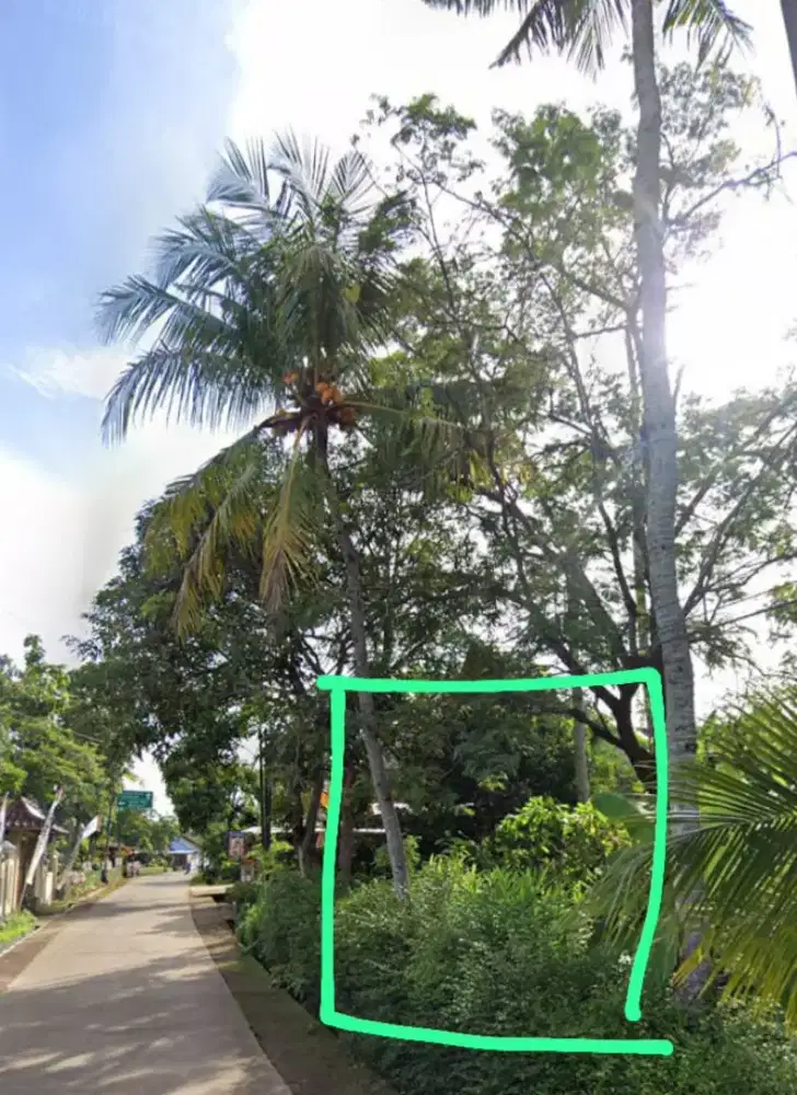 Dijual Tanah Pinggir Jalan Cocok Utk Usaha