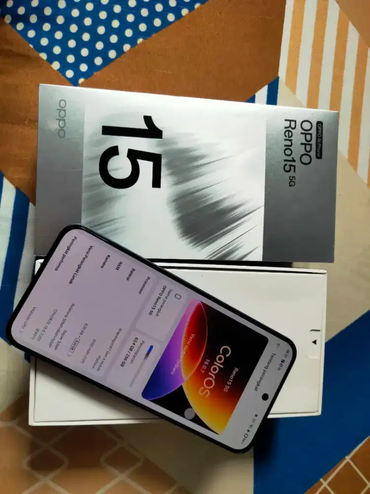 DI JUAL SIAPA CEPAT HARI INI Oppo Reno 15 5G 8+8/256Gb Harga PAS/NET
