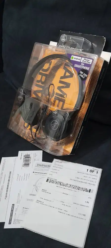 Audio-Technica ATH-S100iS Street Series Original ATH Official Like New