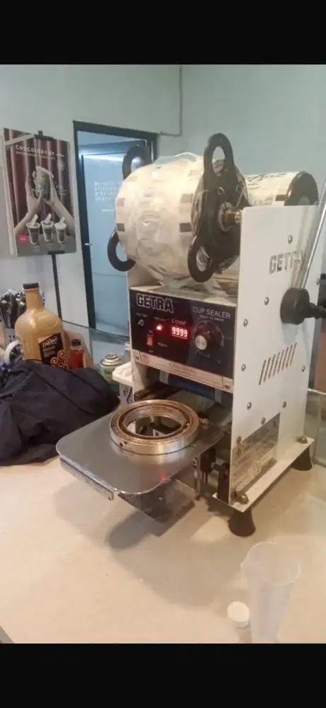 Mesin Cup Sealer / Alat Press Gelas Plastik