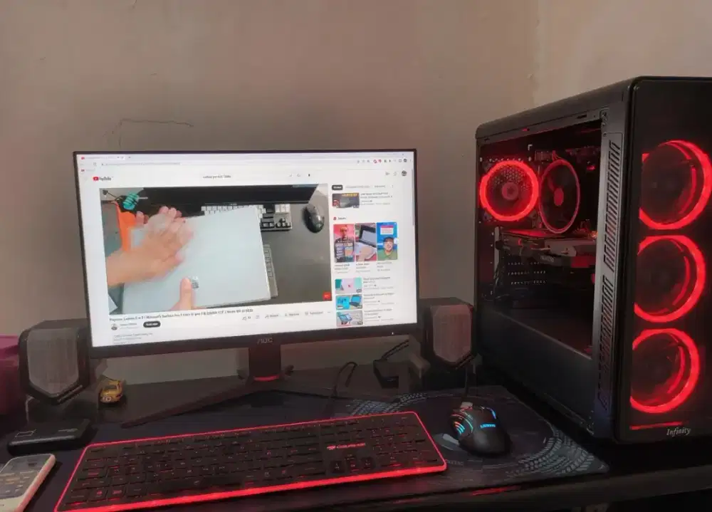 PC Gaming Ryzen 5 ram 32Gb rx 6600
