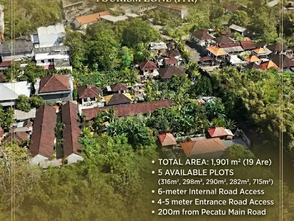 Tanah Murah Zona Pink 200M Dari Jalan Utama di Pecatu Bali
