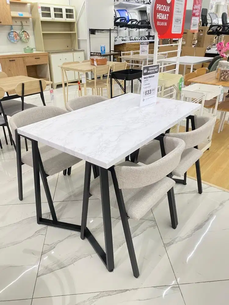 meja makan set herper