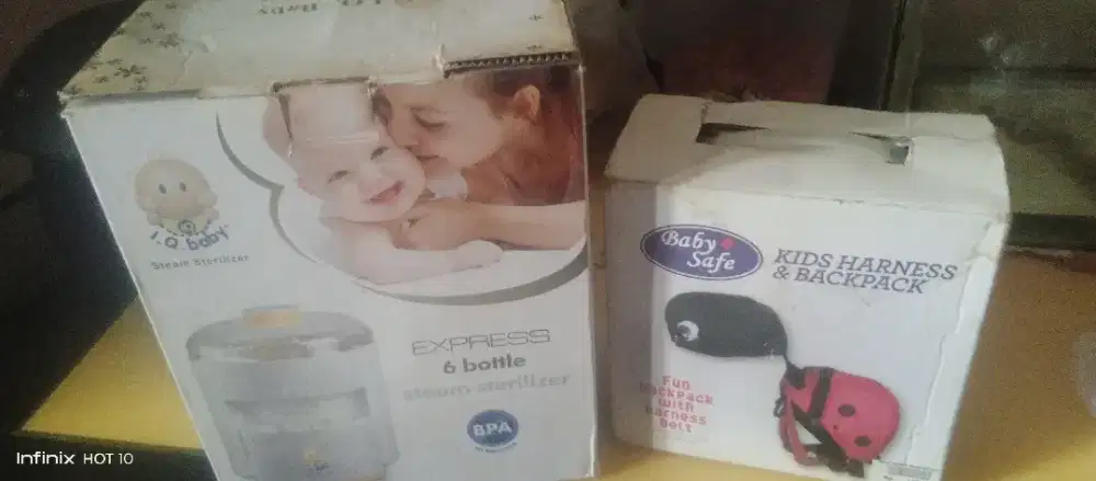 Steam sterilizer dan kids harnes backpaker
