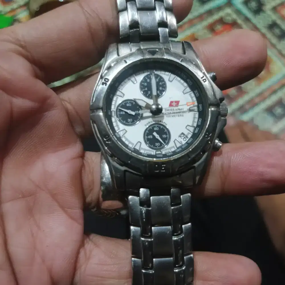 Jam tangan Swiss army crono jalan semua