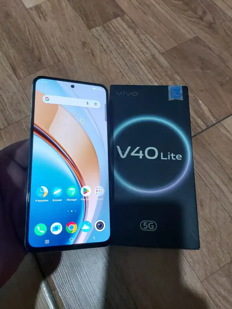 Jual hp Vivo v40 lite fulset