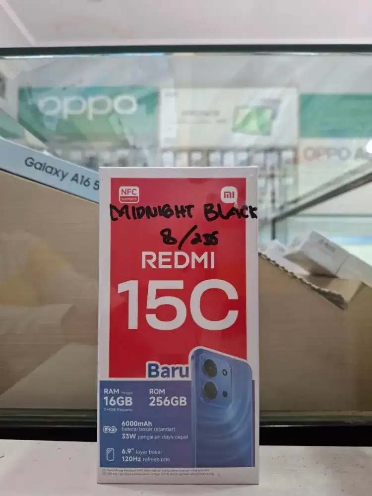 REDMI 15C 8/256 NEW MURAH GARANSI RESMI