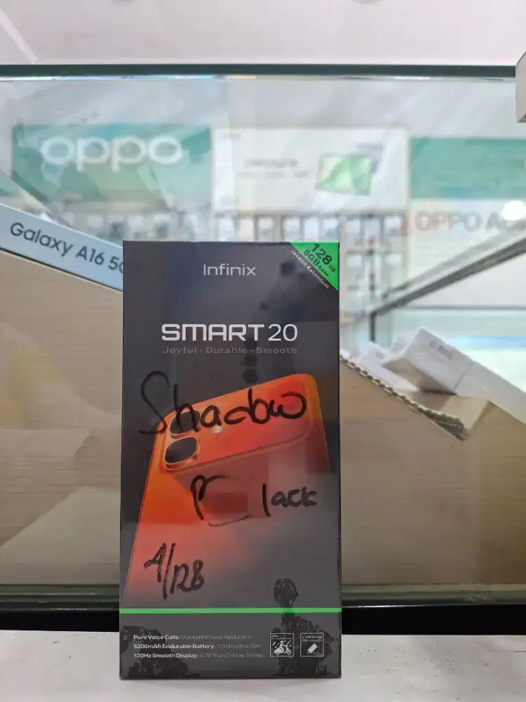 INFINIX SMART 20 4/128 NEW MURAH GARANSI RESMI