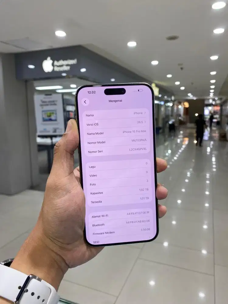 iphone 15 pro max 1tb resmi istimewa