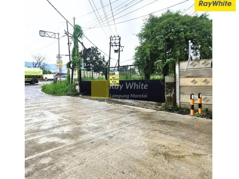 Dijual Tanah Dam Bangunan di JL. Soekarno Hatta, Kedamaian, Bandar Lampung (Kode MEL-ALF 3594)