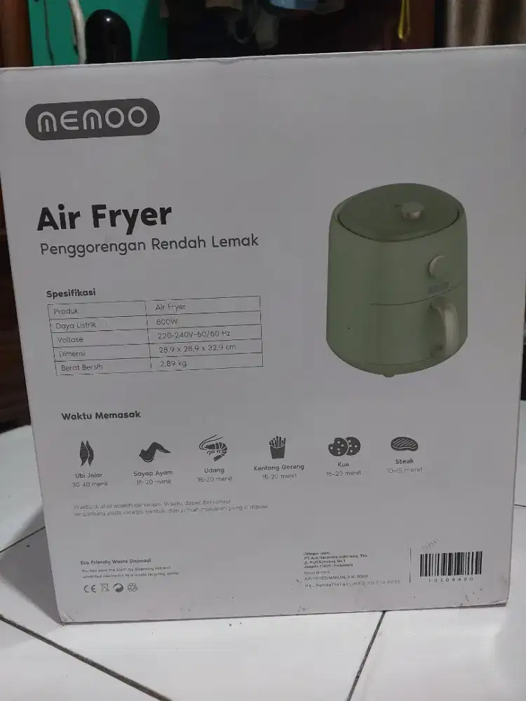 Air fryer memmo