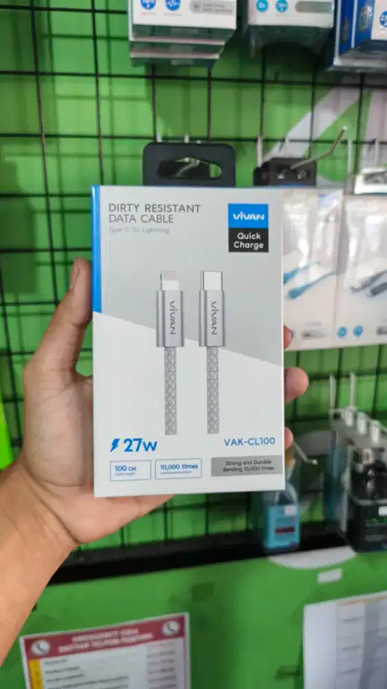 KABEL DATA TYPE C TO LIGHTNING VIVAN VAK-CL100