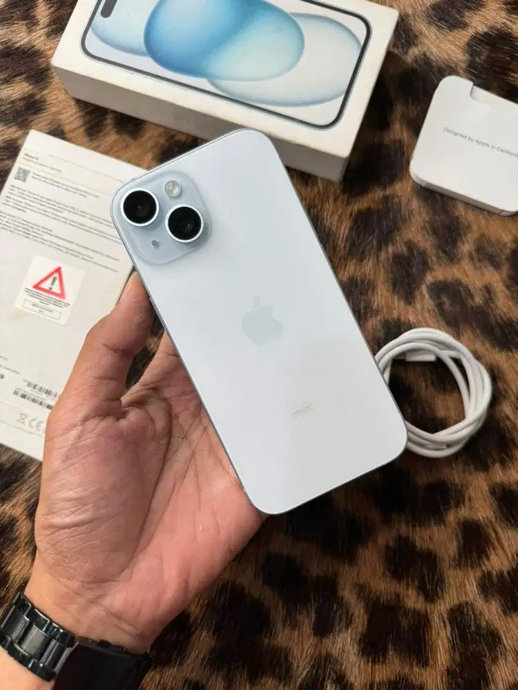 iPhone 15 128GB BH100 Resmi (Blue)