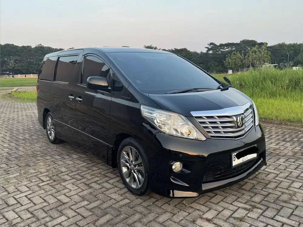 Km 70rb Toyota Alphard S 2011 record siap pakai super mulus pajak pjg