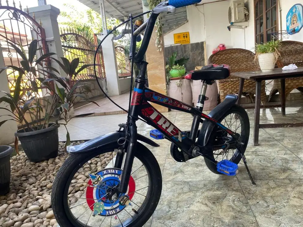 Sepeda anak BMX ukuran 16 siap pakai