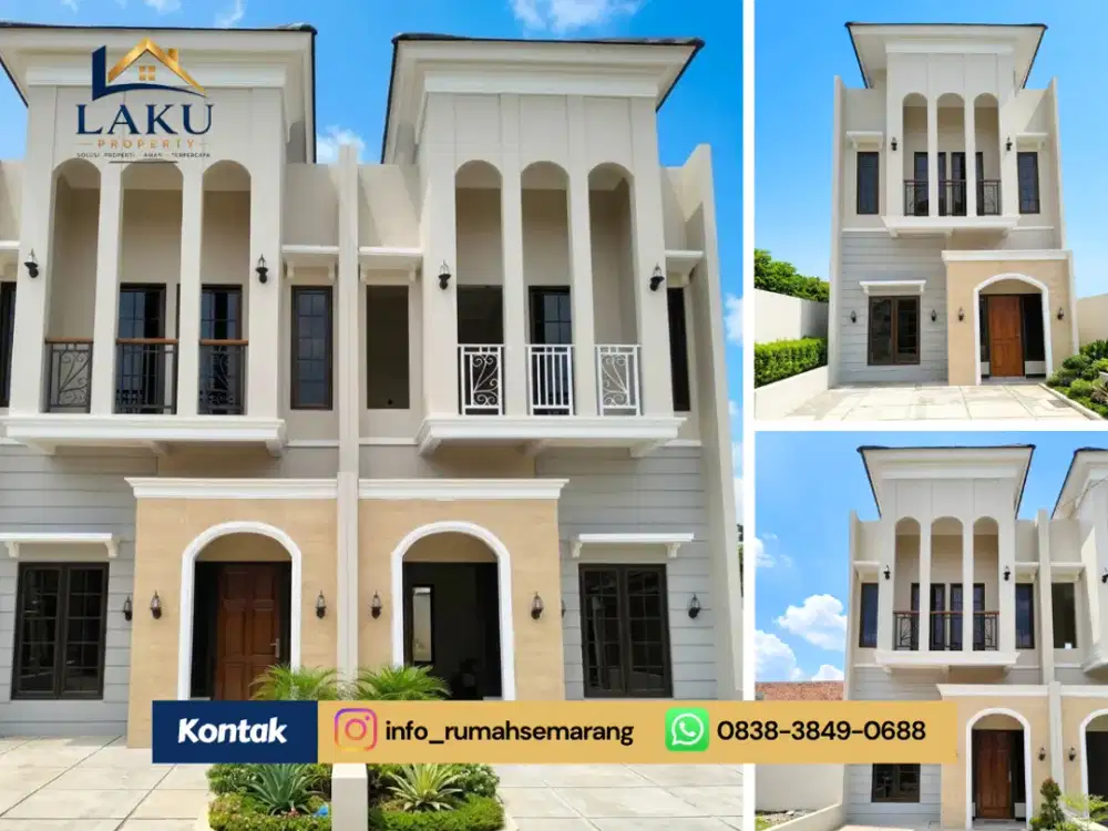 Gak nyesel langsung gercep booking 1 UNIT TERAKHIR rumah READY secantik ini di Cluster Turangga Semarang