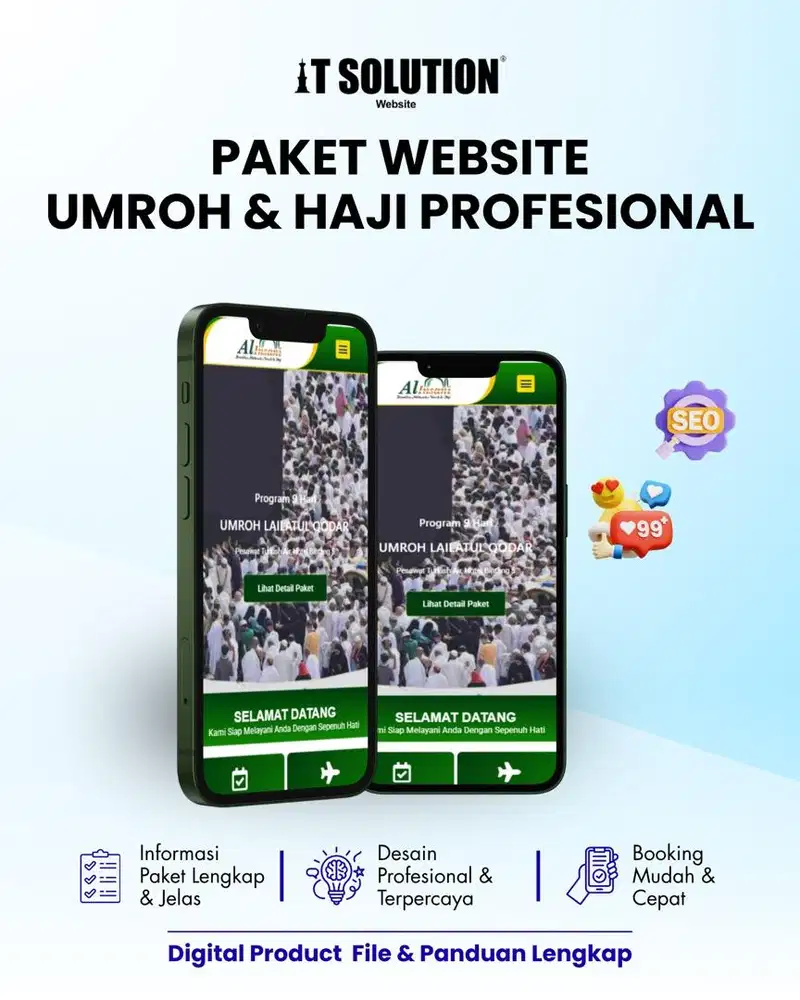 Pembuatan Website Agen Travek Umroh dan Wisata