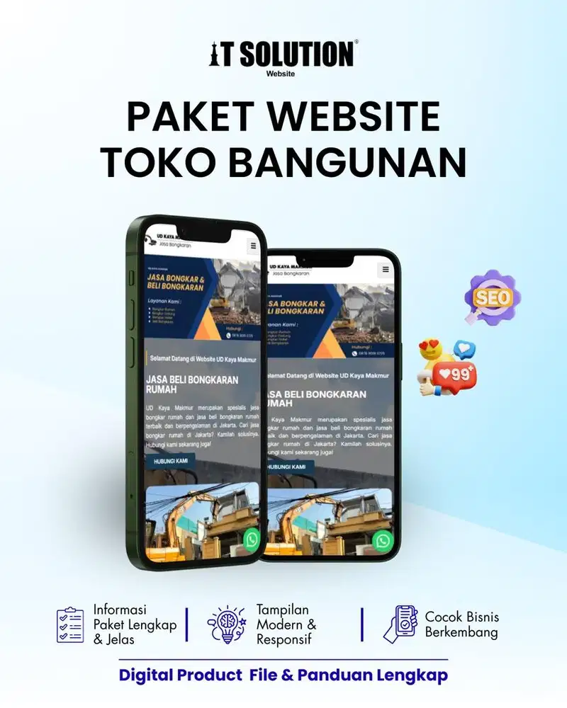 Pembuatan Website dan Sistem SO Toko Bangunan