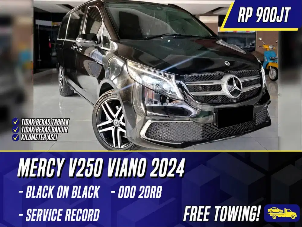 Mercedes Benz V250 2024 NIK 2023 Facelift ( V260 ) Black Hitam Mercy