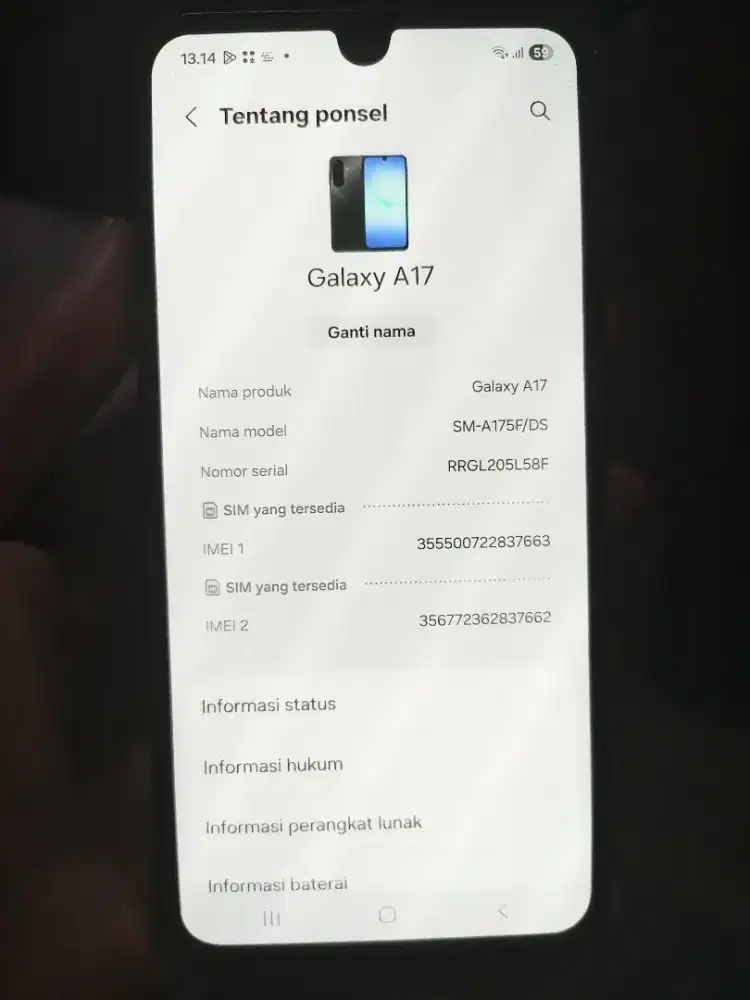 Samsung A17 8/128