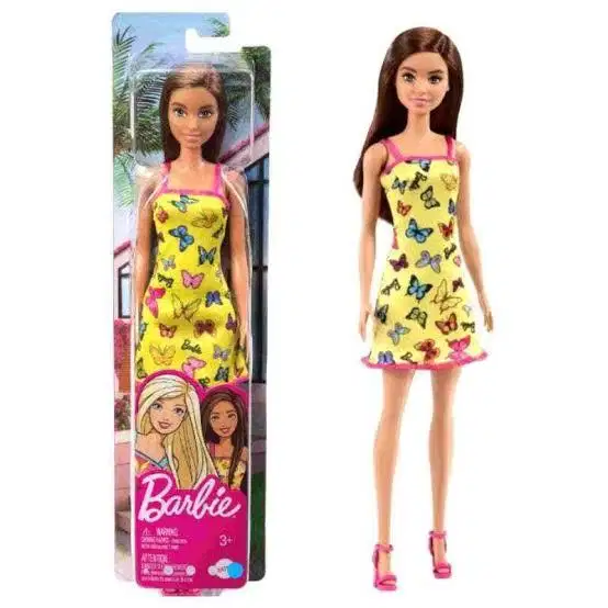 barbie basic yellow butterfly