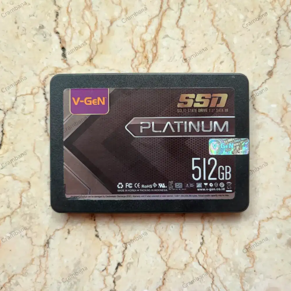 V-GeN Platinum 512GB SSD 2.5 SATA 3 [Garansi 2027]