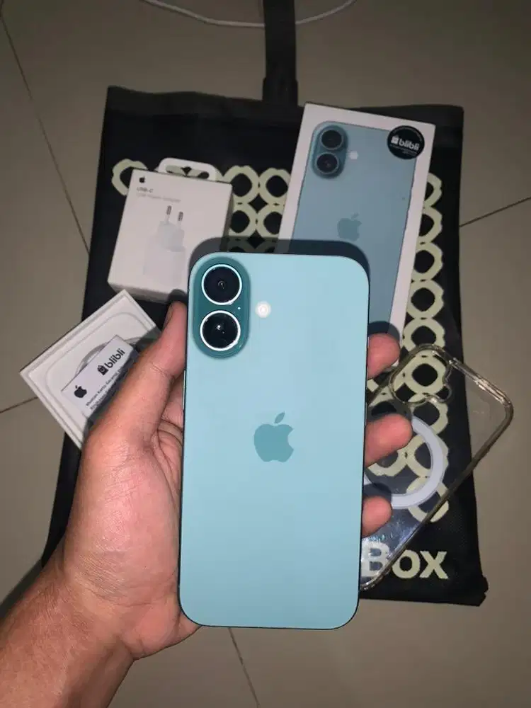 Iphone 16 128GB Baru Buka segel + Adaptor Ori