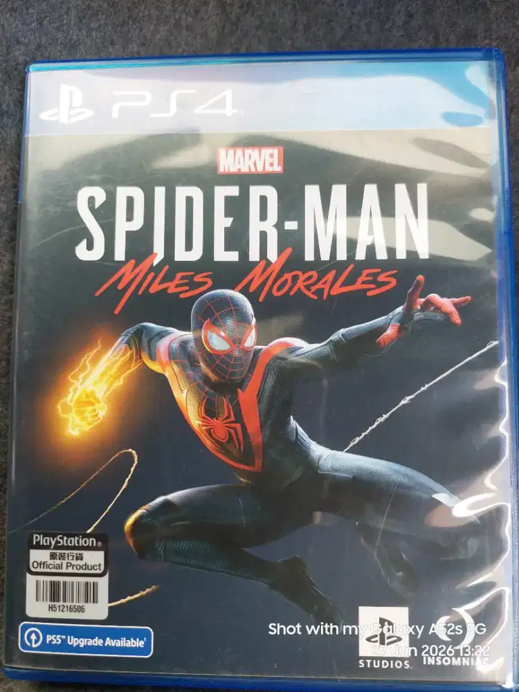 BD PS4 Spiderman Miles Morales