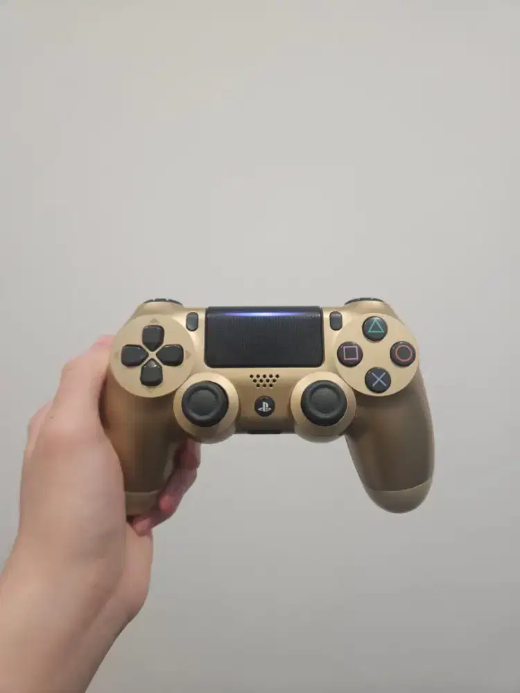 Jual stik PS4 Ds4 ori mesin gold edition