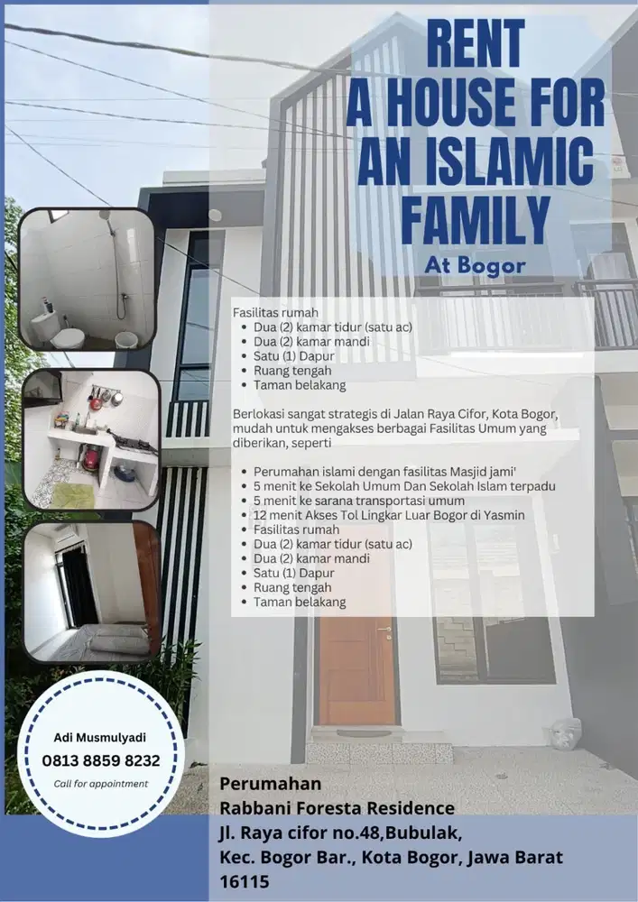 Sewa Rumah Minimalis Bogor