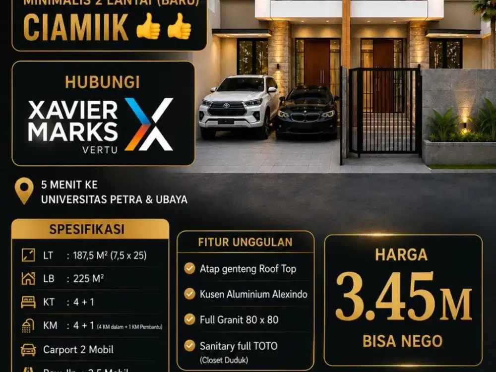 Dijual Rumah Bar, Lokasi Strategis di Jemursari Surabaya