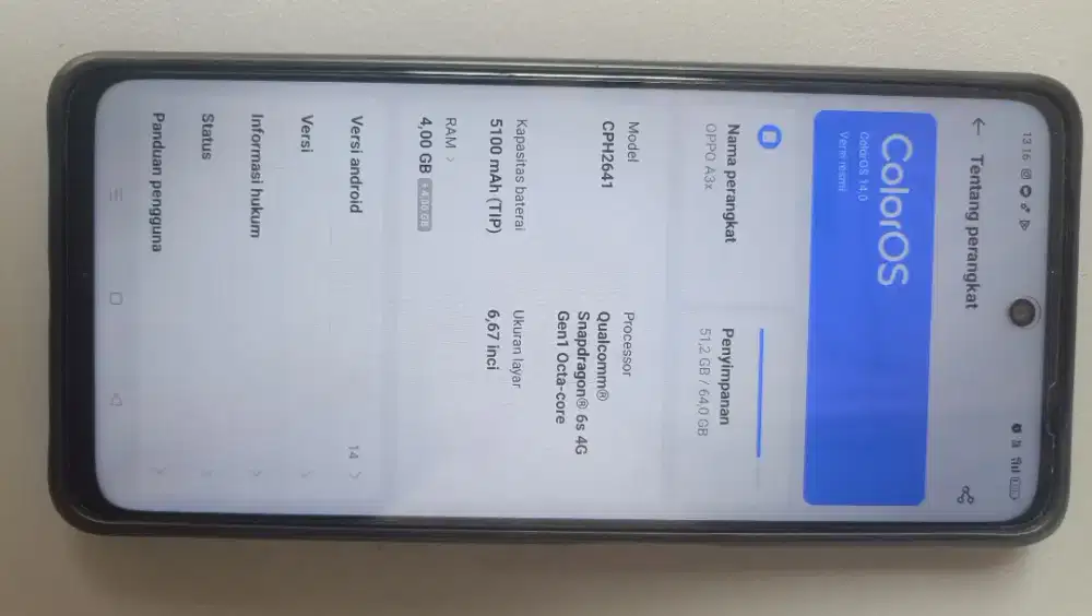 OPPO A3x 4/64..