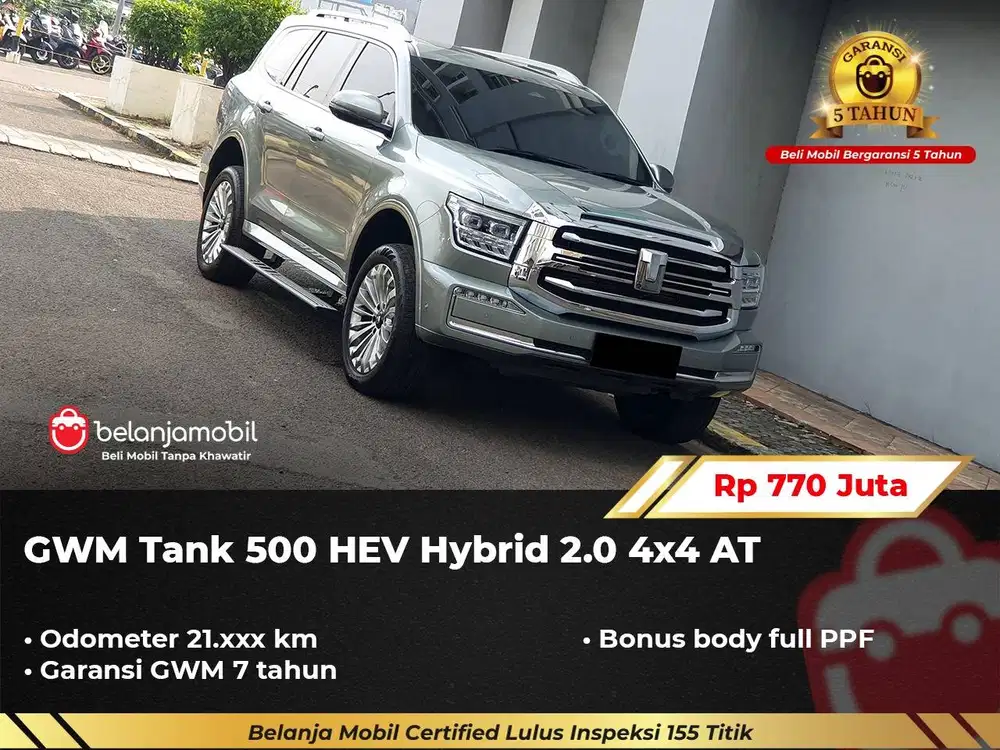 [ 4x4 ] GWM Tank 500 HEV Hybrid 2.0 AWD AT 2024/2025
