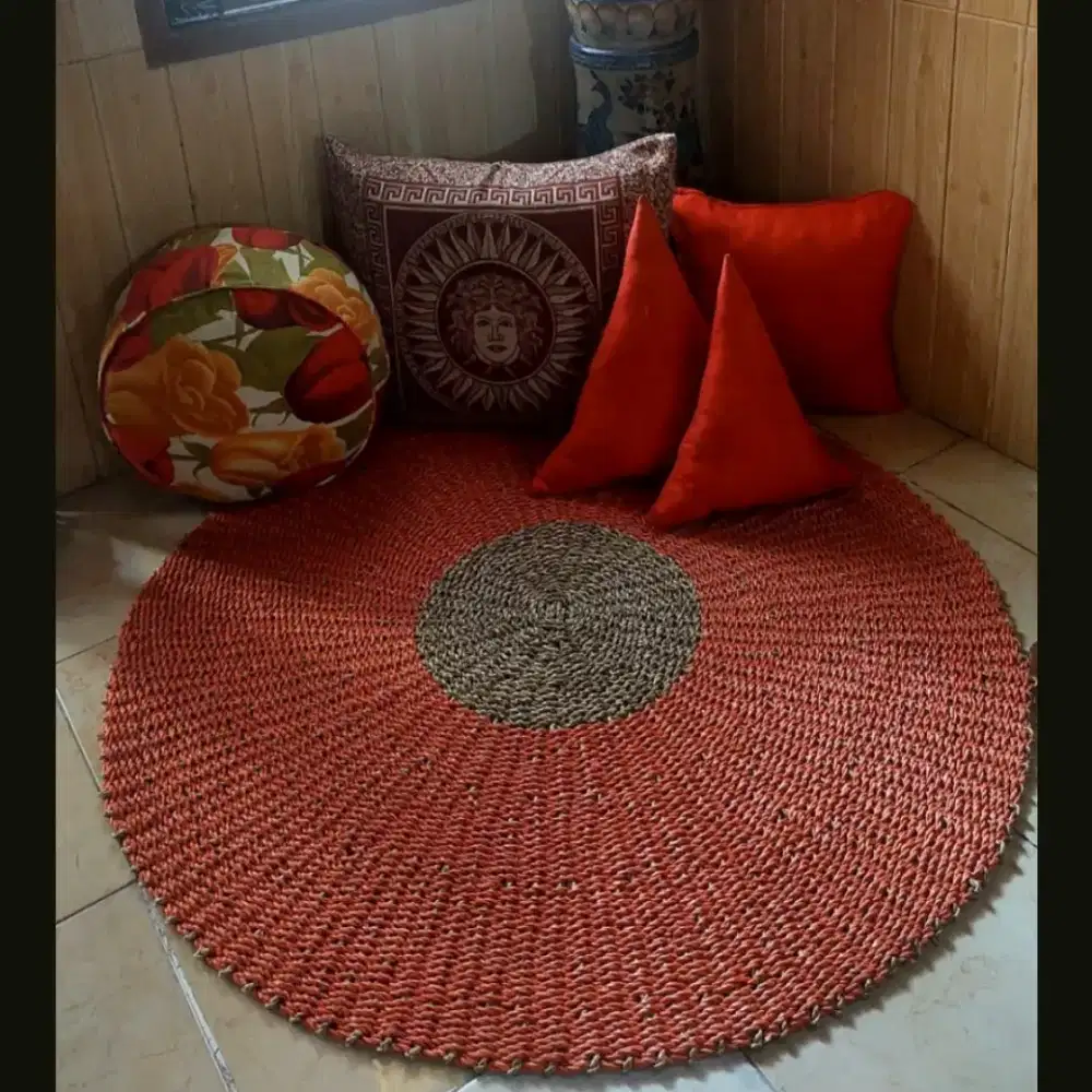 Karpet Anyaman Seagrass 120 cm