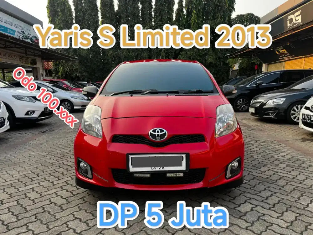 5JT YARIS S AT 2013 LIMITED RED EDITION ANTIK LANGKA BOS KU !!