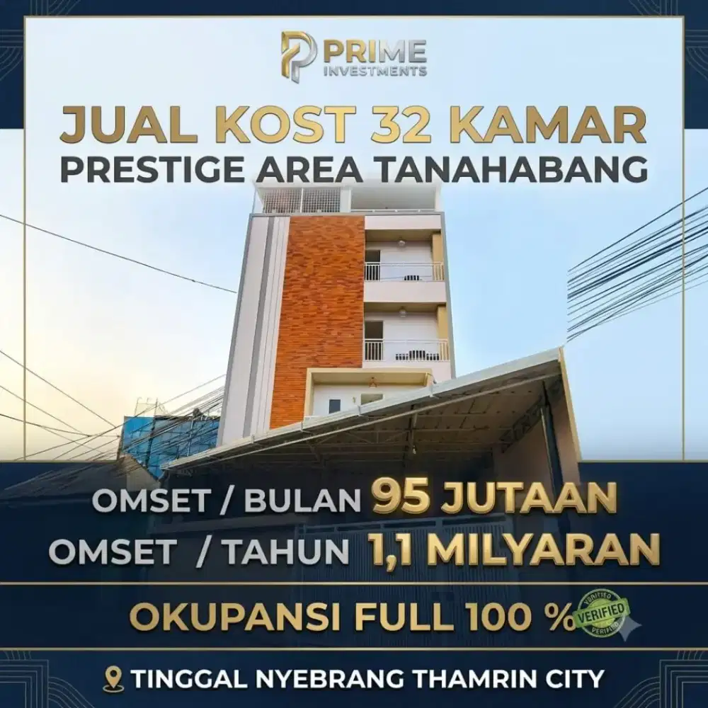 JUAL KOST KOSAN AREA TANAH ABANG DEKAT THAMRIN CITY JAKARTA PUSAT