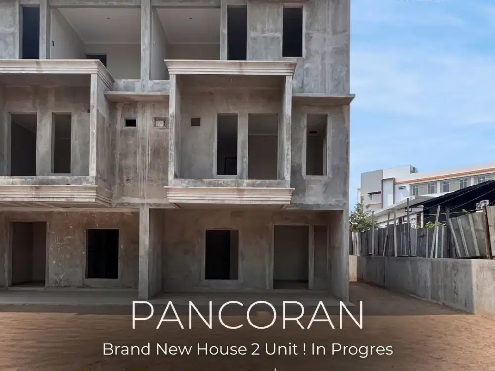 TERMURAH !! FOR SALE | PANCORAN - DUREN TIGA, MASIH ADA 2 UNIT BRAND NEW TOWNHOUSE, AKSES JALAN LEBAR, LOKASI STRATEGIS, NEGO !!