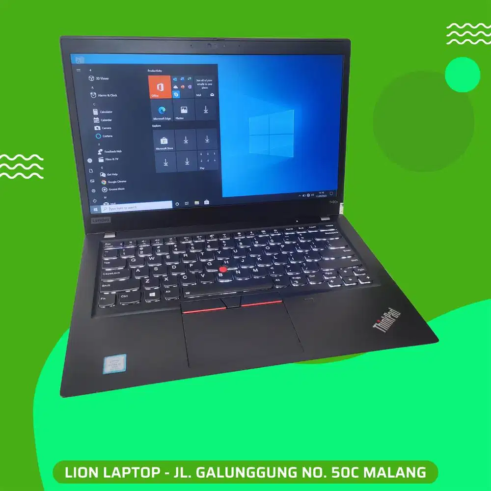 RAM 16GB SSD 256GB Core i5 Slim Lenovo Thinkpad T490s [27|06]