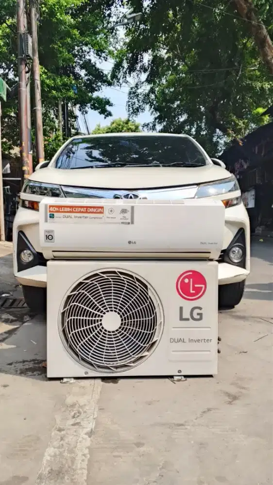 AC LG Dual Inverter 1 PK R 32 Second+pasang Free Ongkir Sejabotabek
