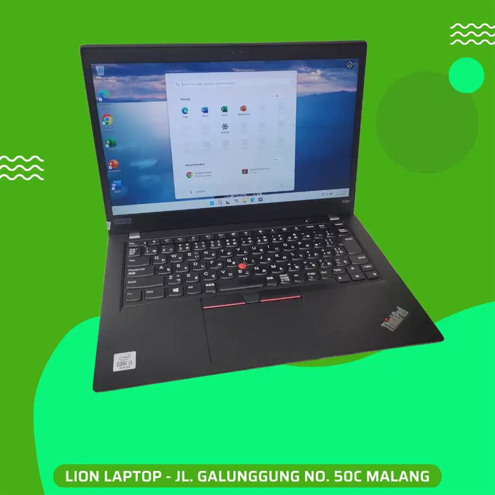 i5 GEN 10 Murah RAM 8GB Lenovo Thinkpad X390 [27|06]