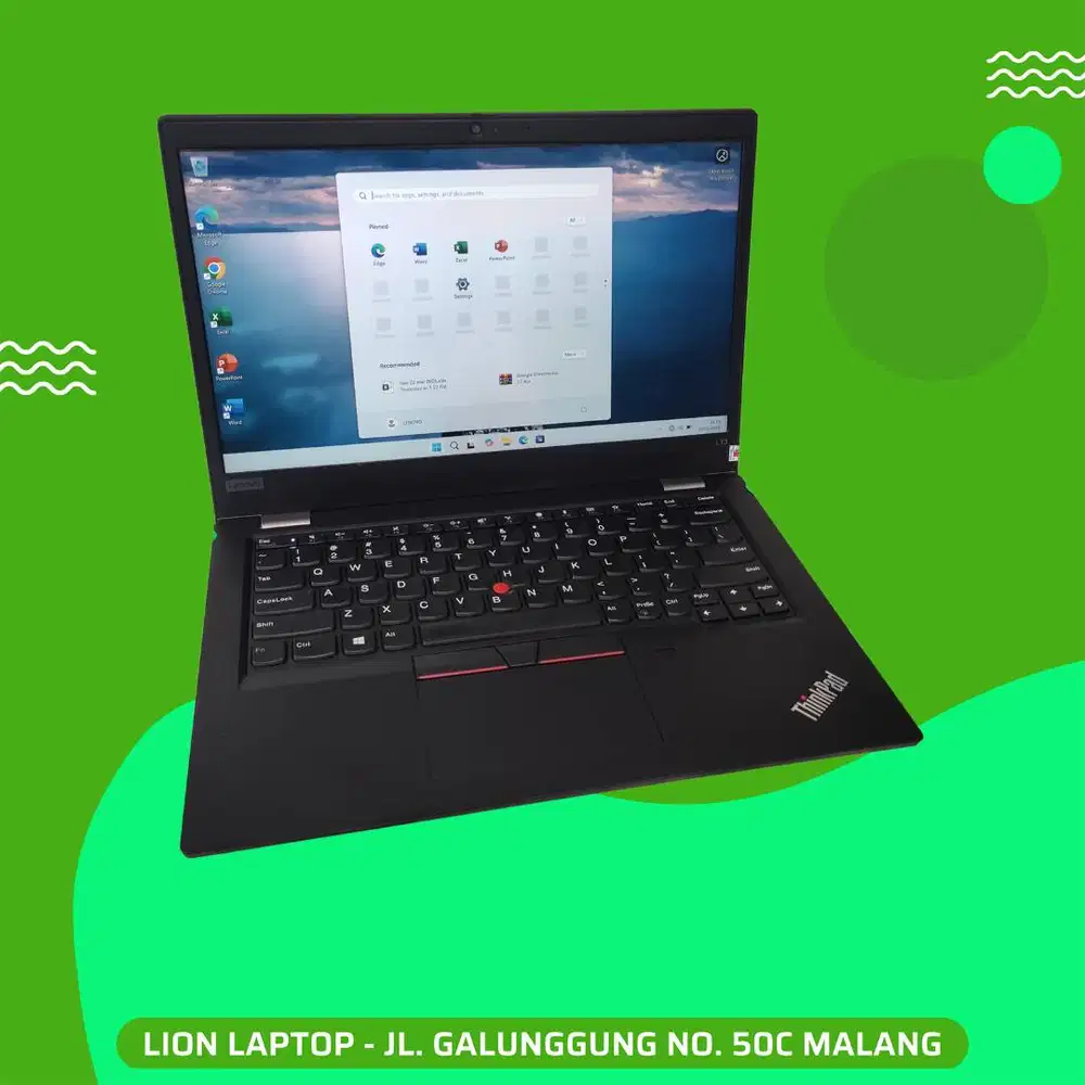 i5 Gen 10 Slim RAM 8GB SSD 256GB Lenovo Thinkpad L13 [27|06]