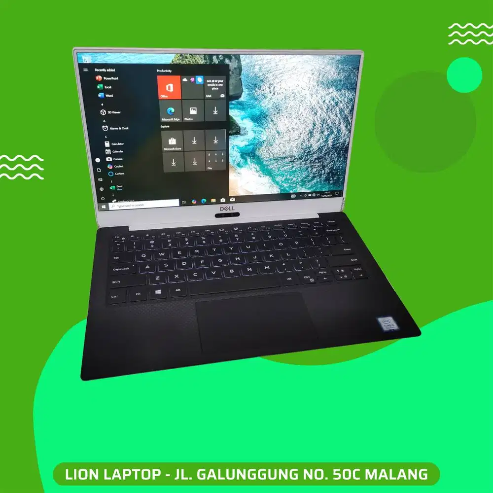 Slim & Ringan Core i5 RAM 8 SSD 256 DELL XPS 13 9370 [27|06]