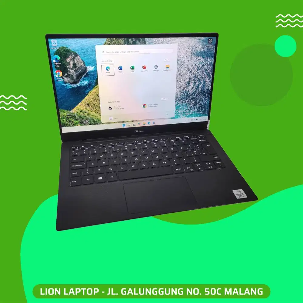 Slim & Ringan Core i5 gen 10 RAM 8 SSD 256 DELL XPS 13 7390 [27|06]
