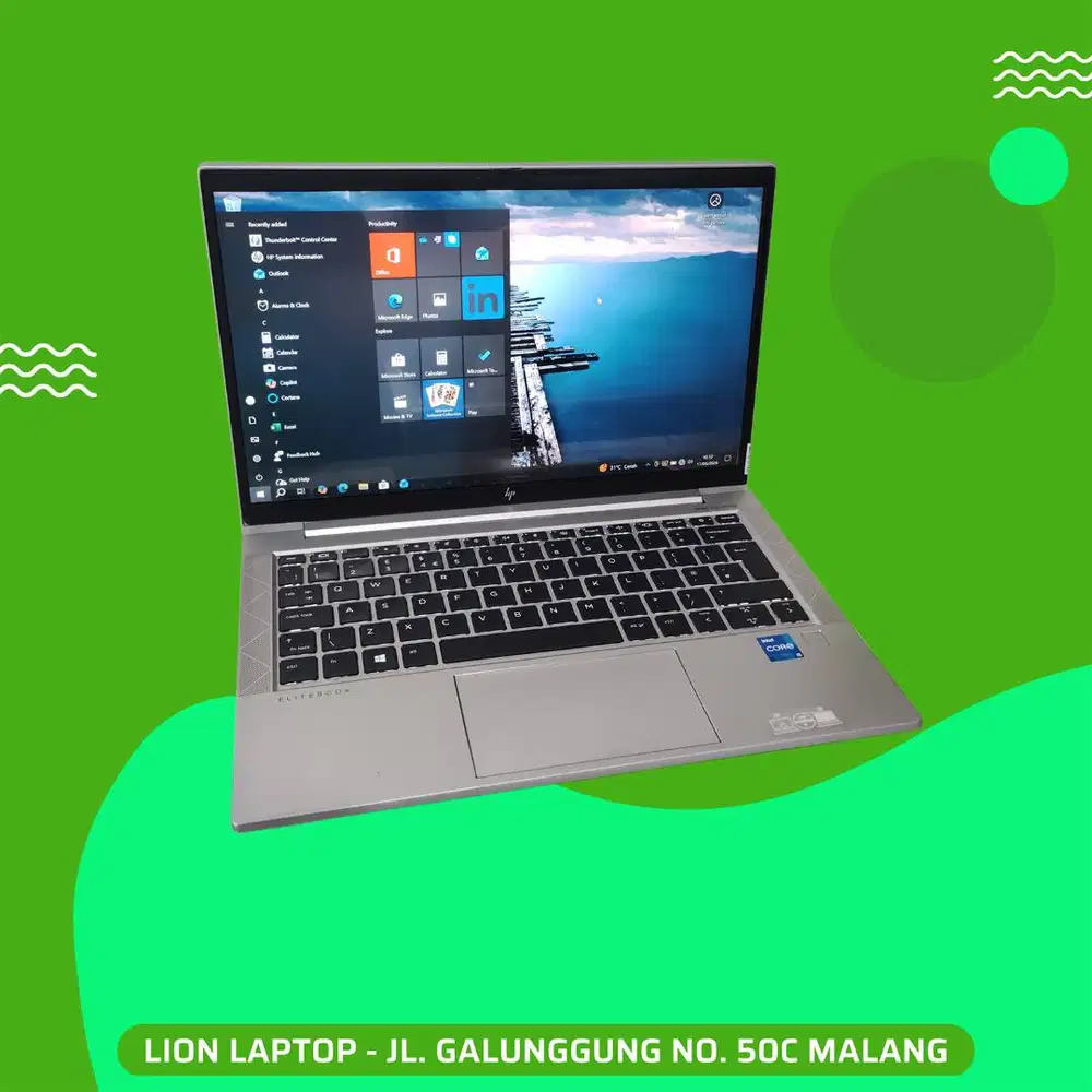 Alumunium Body Core i5 Gen 11 8/256 Slim HP Elitebook 830 G8 [27|06]