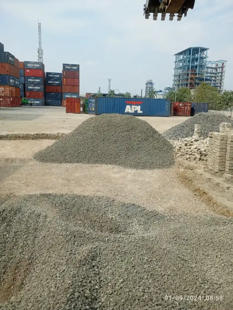 Material pasir urug sirtu sirdam batu limestone
