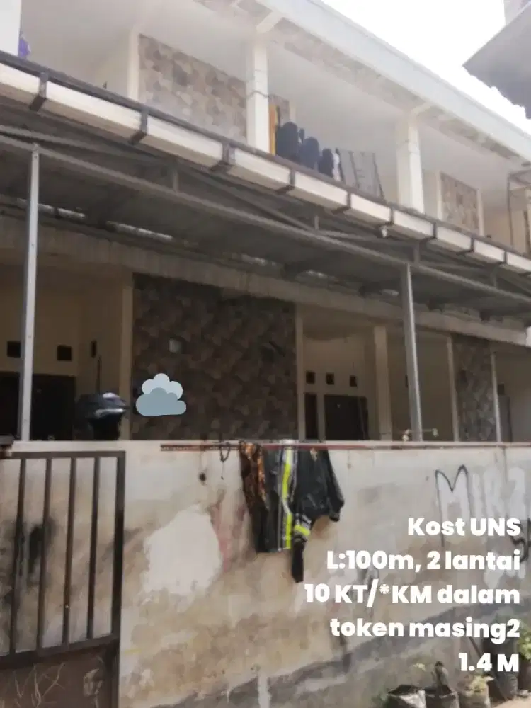 Dijual Kost UNS 10 KT,