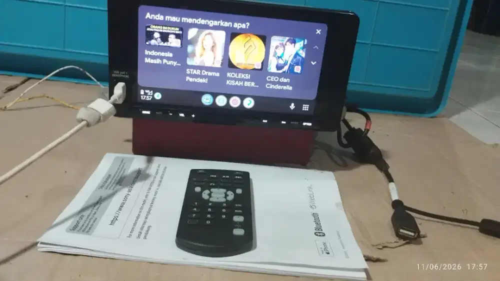 Jual Heat unit mobil merk SONY Model XAV AX5110   7 inch