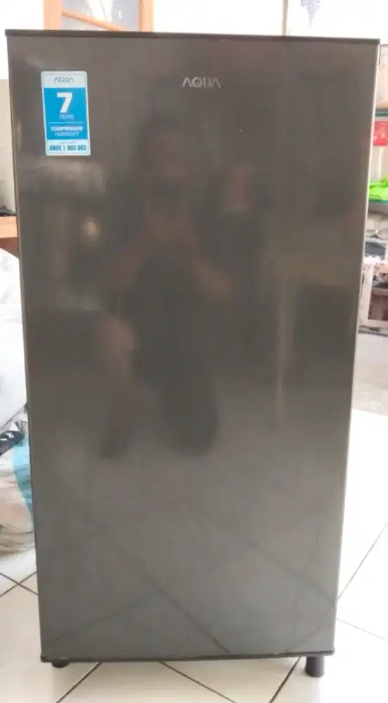 Kulkas Aqua. 1 pintu baru pakai 5bln