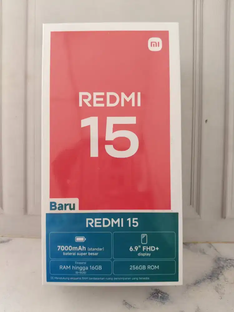 new redmi 15 8/256 garansinresmi 1th